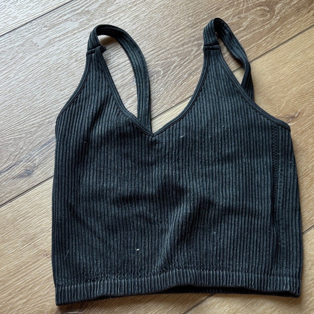 Wishlist Black Ribbed Tank Top